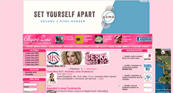 Desktop Screenshot of ceska-miss-2012.chytrazena.cz
