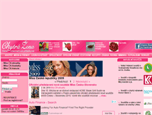 Tablet Screenshot of miss-ceske-republiky-2009.chytrazena.cz